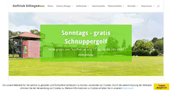 Desktop Screenshot of gc-dillingen.de